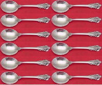 Grande Baroque by Wallace Sterling Silver Flatware Set For 12 Service 64 Pieces