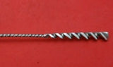 Square Twist #5 by Whiting Sterling Silver Preserve Spoon Flower in Bowl 7 1/2"