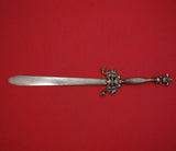Davis and Galt Sterling Silver Paper Knife with Fleur De Lis Handle #850 12"