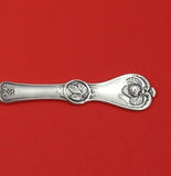 Strawberry by Durgin Coin Silver Tea Knife Flat Handle All Sterling 7 1/2"