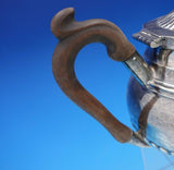 Portuguese .833 Silver Tea Set 5-Piece with Fluted / Ribbed Design (#3688)