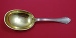 Paul Revere by Towle Sterling Silver Berry Spoon Gold Washed 9" Antique Serving