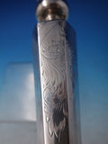 Bright-Cut AC Sterling Silver Candlestick Pair 12" x 5 1/2" 13.4 ozt. (#5765)
