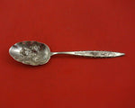 Floral Lace by Lunt Sterling Silver Berry Spoon Roses in Bowl 8 3/8" Serving