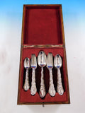 Louis XV by Durgin Sterling Silver Flatware Set Service 54 pc Rare In Fitted Box
