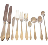Clinton by Tiffany and Co Sterling Silver Flatware Set 12 Service 120 pcs Dinner