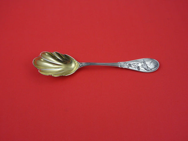 Japanese by Tiffany and Co Sterling Silver Preserve Spoon GW  7 1/8"