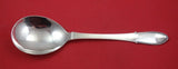 Beaded by Georg Jensen Sterling Silver Salad Serving Spoon AS Large 10 1/4"