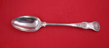 English Victorian Sterling Silver Stuffing Spoon London 1841 by SHDC  11 3/4"