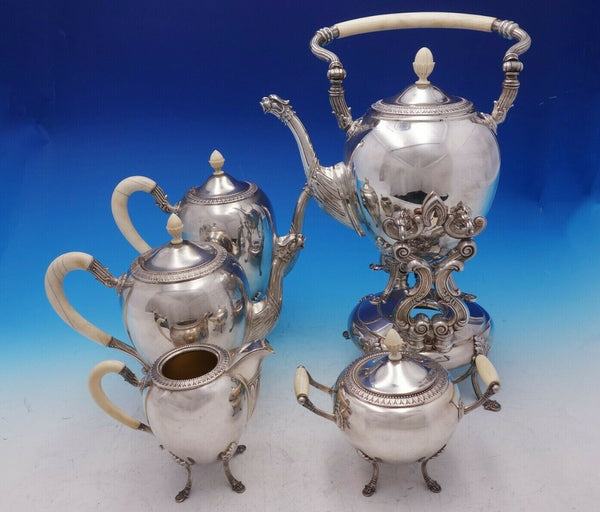 Gran Paris by Camusso Sterling Silver Tea Set 5-Piece Griffin Spouts (#4640)