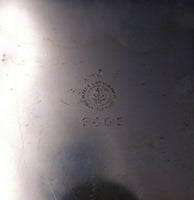 Derby Silver Co Silverplate Humidor Figural Horse Rider Birds Flowers (#5882)