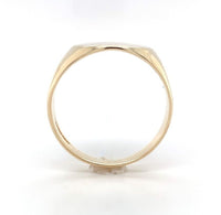 10k Yellow Gold Signet Ring Blank (Not Engraved) Size 6.5 Jewelry (#J6326)