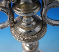 Melrose by Gorham Sterling Silver Candelabra 3-Light #1381 14" x 14" (#5165)