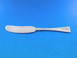Lap Over Edge Acid Etched by Tiffany Sterling Butter Spreader FH 6" Fisher Plant