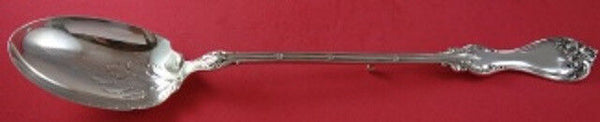 Duke of York by Whiting Sterling Silver Stuffing Spoon with Button 13 3/8"