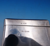 English Estate Sterling Silver Cigarette Box "Pax in Bello" w/Presentation #7936