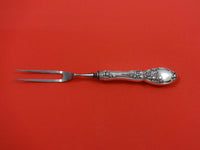 Brides Bouquet by Alvin Plate Silverplate Steak Carving Fork 8 3/8"