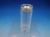 Foster & Bailey Sterling Silver and Glass Dresser Jar #1779 Dented Chip (#6636)