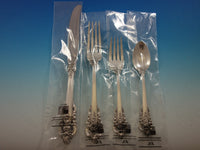 Grande Baroque by Wallace Sterling Silver Flatware Set Service 70 pc Dinner New