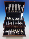 El Grandee by Towle Sterling Silver Flatware Set for 8 Service 63 Pieces