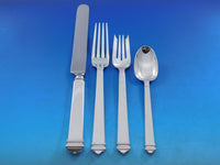 Hampton by Tiffany Sterling Silver Flatware Set for 8 Service 74 pcs Dinner