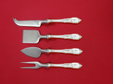 Rose Point by Wallace Sterling Silver Cheese Serving Set 4 Piece HHWS Custom
