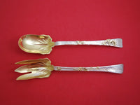 Lap Over Edge by Tiffany and Co Sterling Silver Salad Serving Set 2pc Spider Web