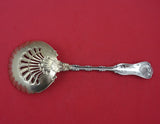 Imperial Queen by Whiting Sterling Silver Pea Spoon GW with Pierced Shell 8 3/4"
