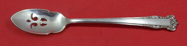 English Shell by Lunt Sterling Silver Olive Spoon Pierced 5 3/4" Custom Made