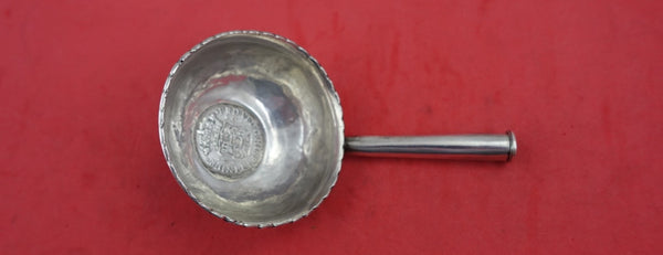 Coin Silver by Various Makers Claret Ladle w/ wood handle dated 1748 13 1/2"