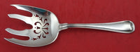 Old French by Gorham Sterling Silver Fish Serving Fork large pierced 8 1/2"
