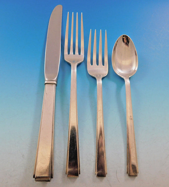 Modern Classic by Lunt Sterling Silver Flatware Set for 8 Service 32 pieces