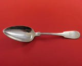 Fiddle by Tiffany and Co Sterling Silver Dinner Spoon with Crest 8 3/8"