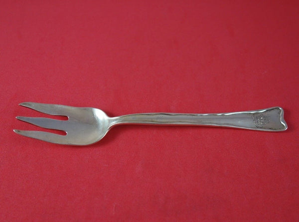 Lap Over Edge Plain by Tiffany and Co Sterling Silver Pastry Fork 3-Tine 5 3/4"
