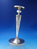 AG Sterling Silver Candlestick Pair Brite-Cut 15.1 troy ounces 11 3/4" (#6018)