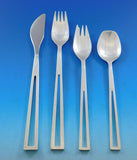 Avanti by Celsa Mexico Sterling Silver Flatware Set Service Mid Century Modern