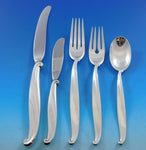 Swan Lake by International Sterling Silver Flatware Set for 12 Service 66 pieces