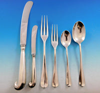 Queen Anne Williamsburg by Stieff Sterling Silver Flatware Set 12 Dinner 74 pcs