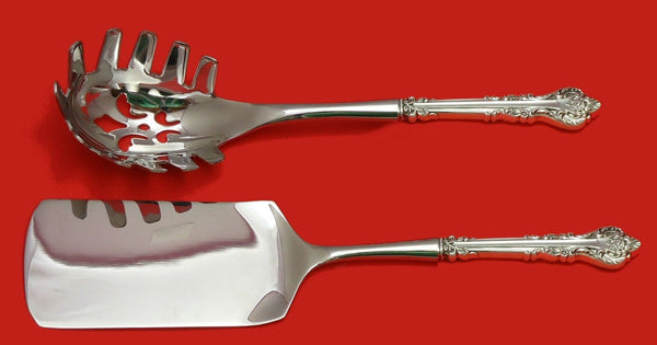 Silver Masterpiece by International Sterling Italian Pasta Set 2pc HHWS  Custom