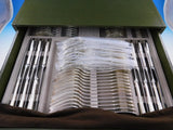 Arcantia Vendome Christofle Silverplate Flatware Set 12 Service 121 pcs Unused