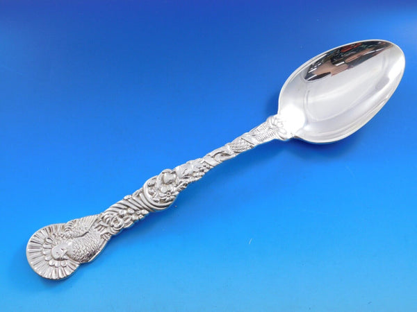 Turkey Motif by Tiffany and Co Sterling Silver Stuffing Platter Spoon 12" Server
