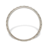 18k White Gold Wedding Band Ring Size 6.5 Jewelry (#J7283)
