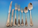 Town Hall by David Andersen 830 Silver Flatware Set Dinner Service 65 Pieces