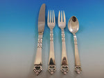 Danish Crown by Frigast Sterling Silver Regular Size Place Setting(s) 4-Piece