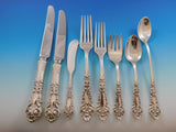 French Renaissance Reed & Barton Sterling Silver Flatware Set Service 70 pcs Dn