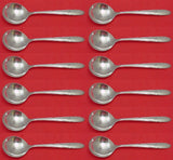Madeira by Towle Sterling Silver Cream Soup Spoon Set 12 pieces 6 1/4"