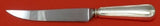 Fiddle Thread by Frank Smith Sterling Silver Steak Knife Serrated HH WS Custom
