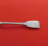 Charles Eley English Georgian Sterling Silver Dinner Spoon Engraved Lion 8 1/2"
