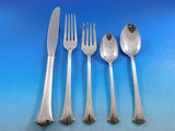 Newport Scroll by Gorham Sterling Silver Flatware Set for 12 Service 69 pieces