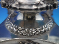 Peau de Lion Silverplate Epergne Four Arms No Bowls No Marks (#6615)